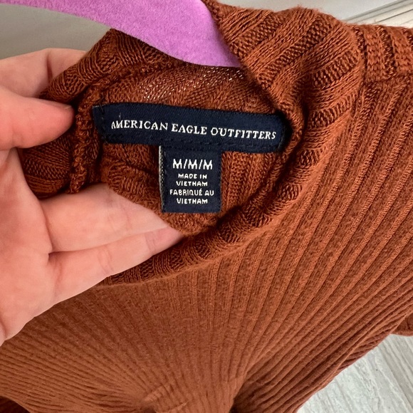 AE High Neck Ribbed Dress - Picture 3 of 6